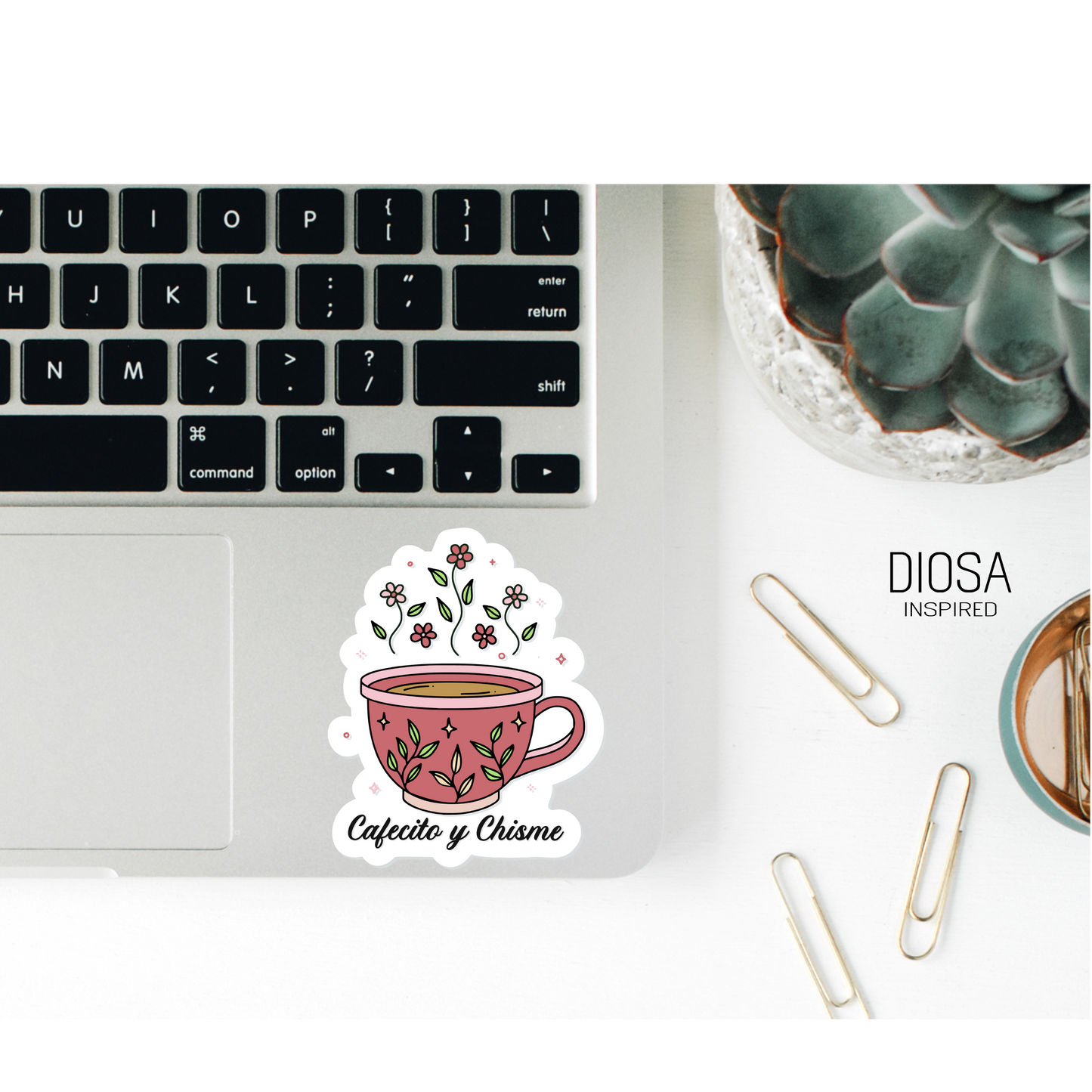 Cafecito and Chisme Sticker