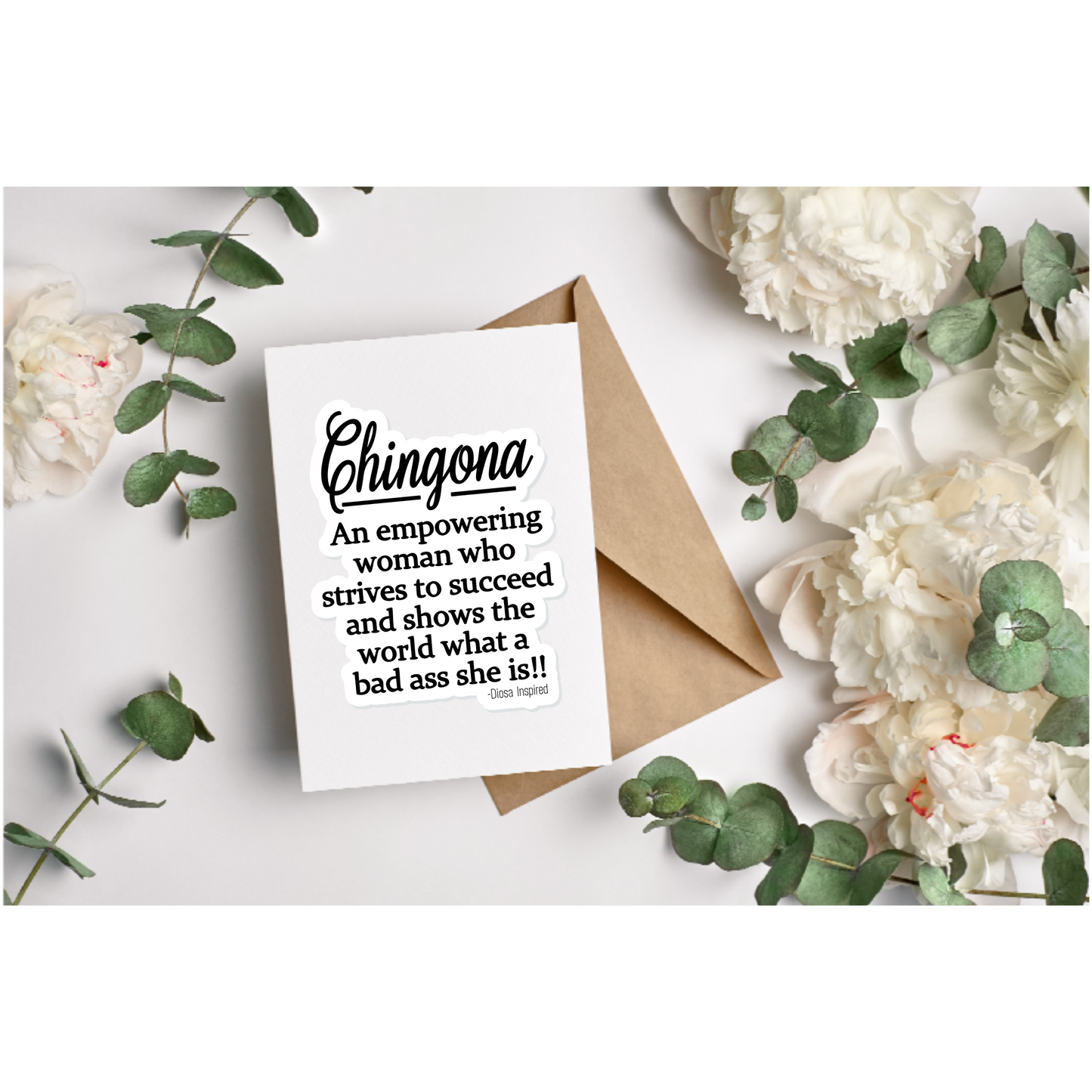 Chingona Definition Sticker