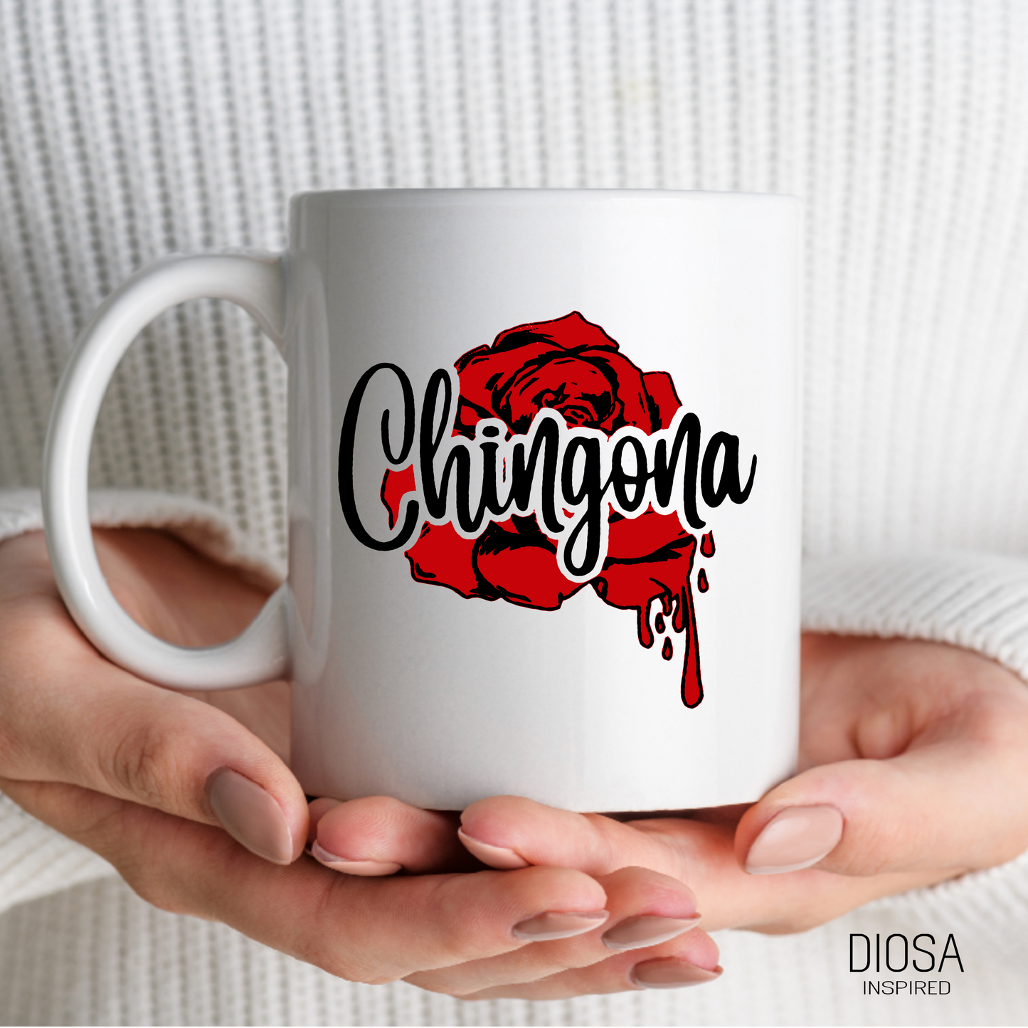 Chingona Rose Mug