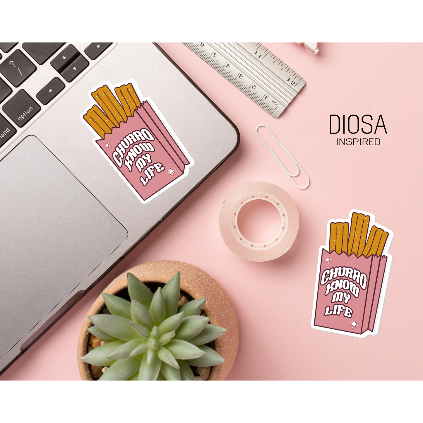 Churro Know My Life Story Sticker