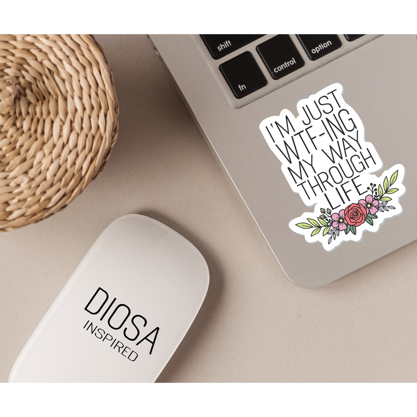 I'm WTF-ing My Way Through Life Sticker