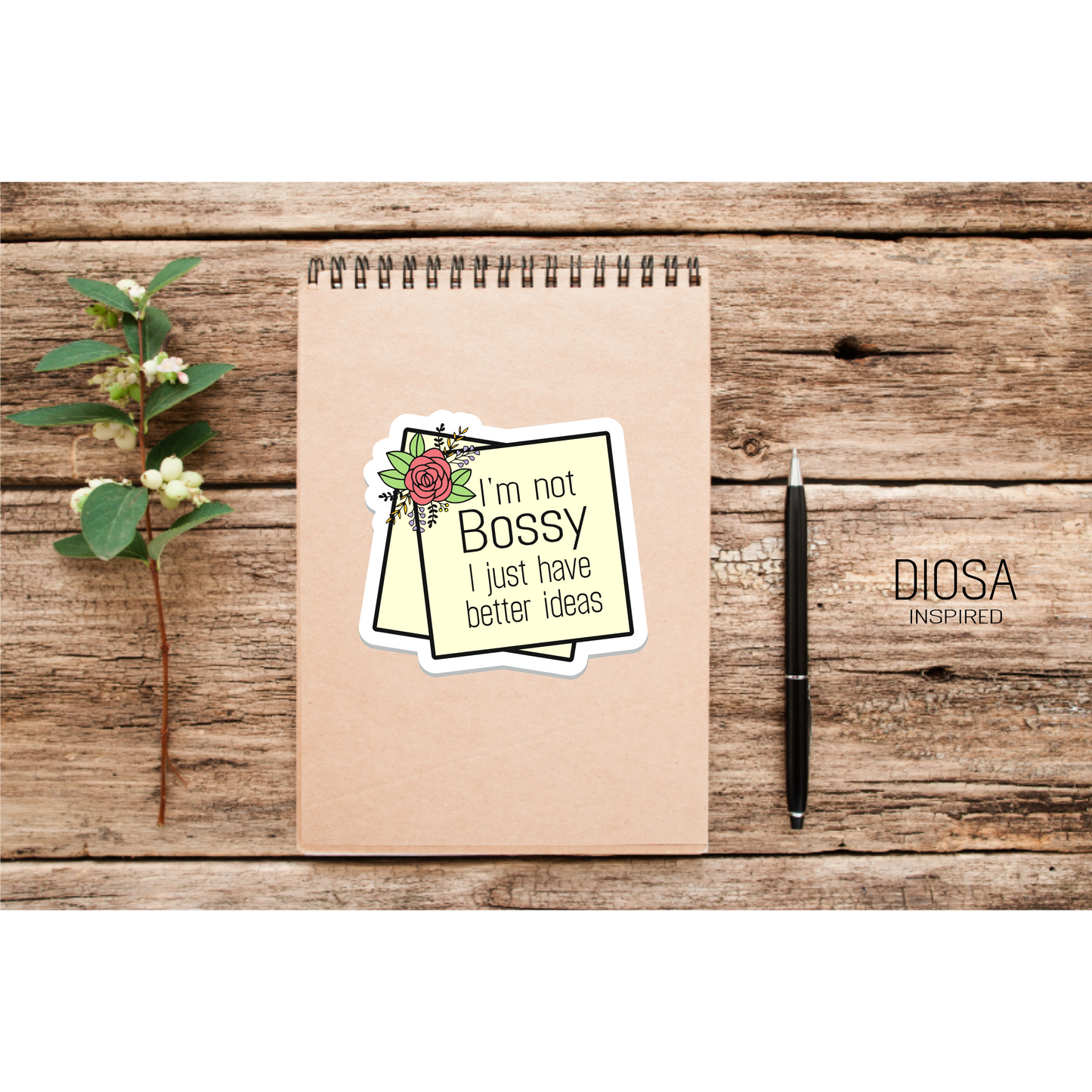 I'm Not Bossy Sticker