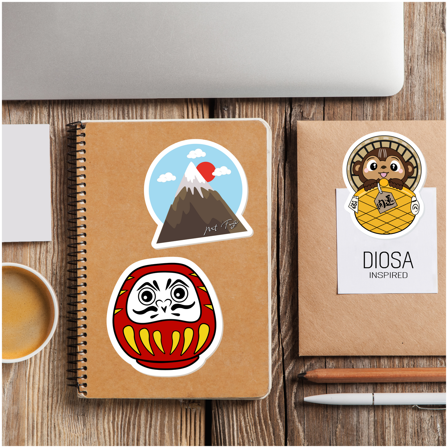 Daruma Sticker