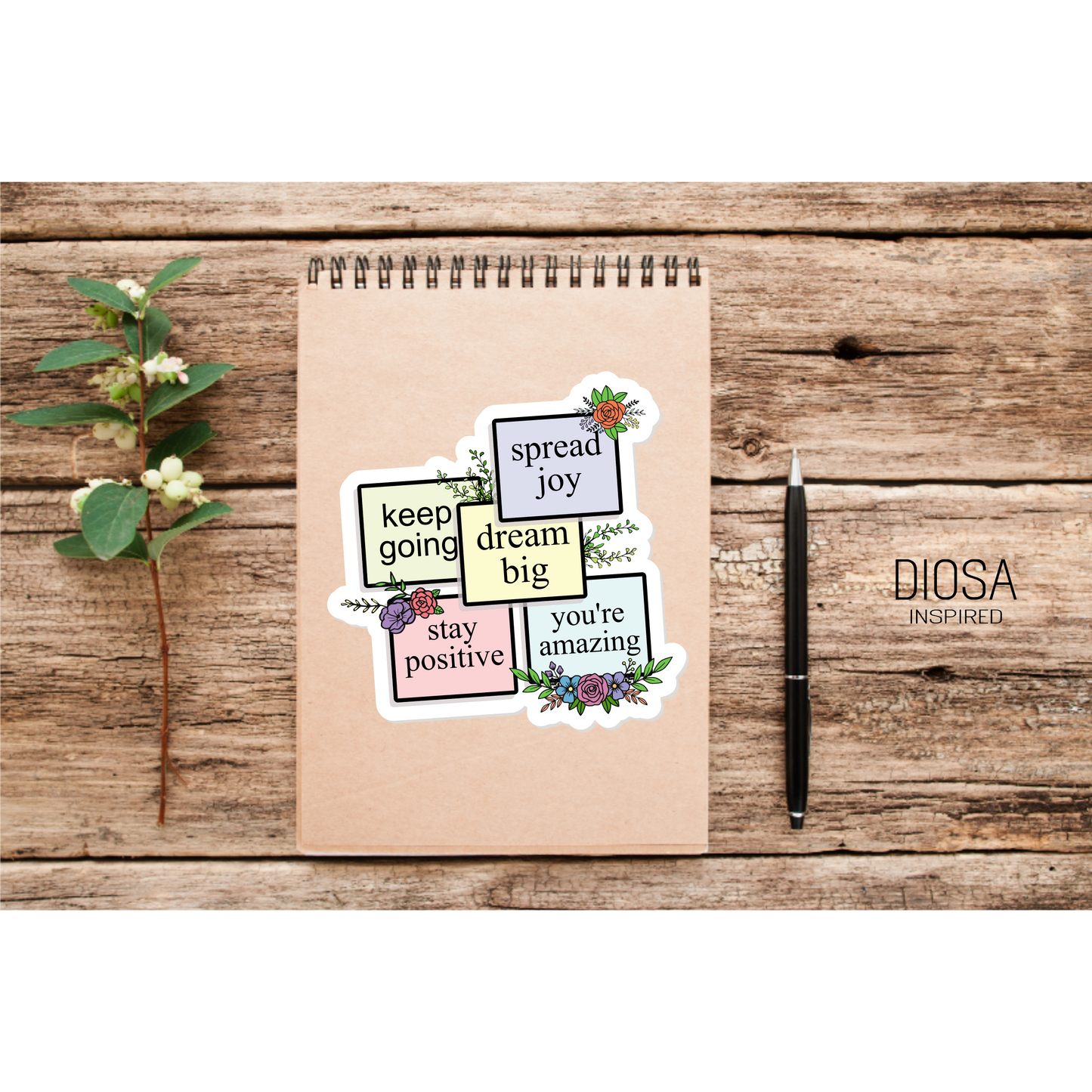 Positive Words Sticker