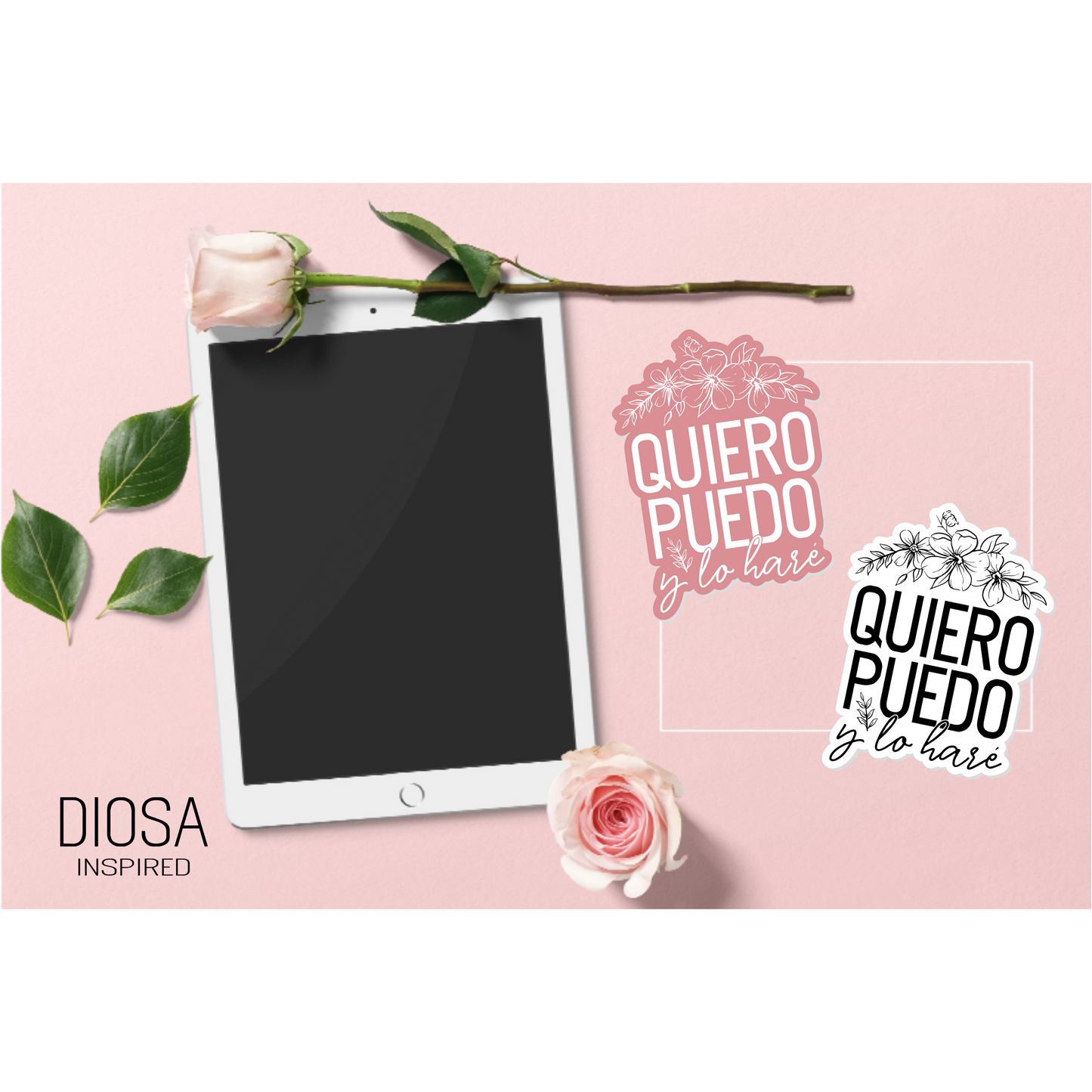 Quiero Puedo y Lo Hare Sticker